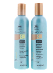 KeraCare Avlon dry scalp shampoo bottle showing moisturizing cleansing for flaky scalp relief.