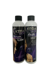 KERA FRUIT Hair Surgery 8oz bottle for smoothing and frizz reduction.