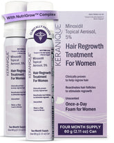 Keranique 5% Minoxidil Foam bottle for regrowth and healthier scalp