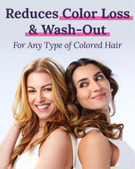 Keranique color-safe conditioner tube hydrates fine hair for smoother detangling.