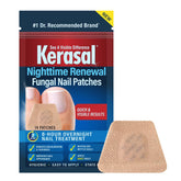 Kerasal Nighttime Renewal patches close-up for overnight nail care.