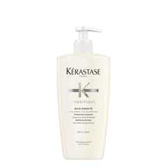 Kérastase Densifique bottle prepared for cleansing and density-boosting routine