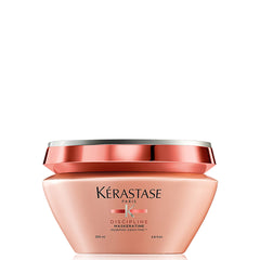 Kerastase Maskeratine hair mask packshot showing smoothing action against frizz