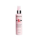 Kerastase Genesis Thermique bottle with pour demonstrates heat protection for lengths