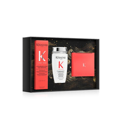 KÉRASTASE Premiere pre-shampoo bottle ready for treatment, helps prepare hair and remove buildup.