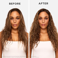 KÉRASTASE Premiere shampoo bottle in focus, cleanses while supporting gentle bond care.