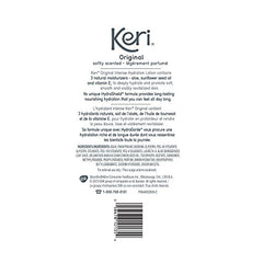 Close-up of Keri Lotion Original's softly scented formula texture