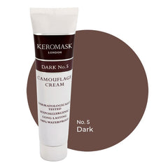 Keromask Full Coverage Concealer Dark No.5 bottle pump for precise, long-lasting application.