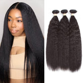 Kerriana Yaki Brazilian hair bundles 14-inch kinky straight for natural blend
