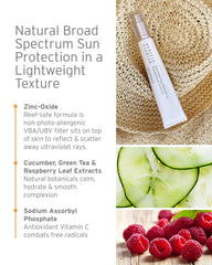 Kerstin Florian mineral sunscreen zinc oxide label on jar, reef-safe sun protection.