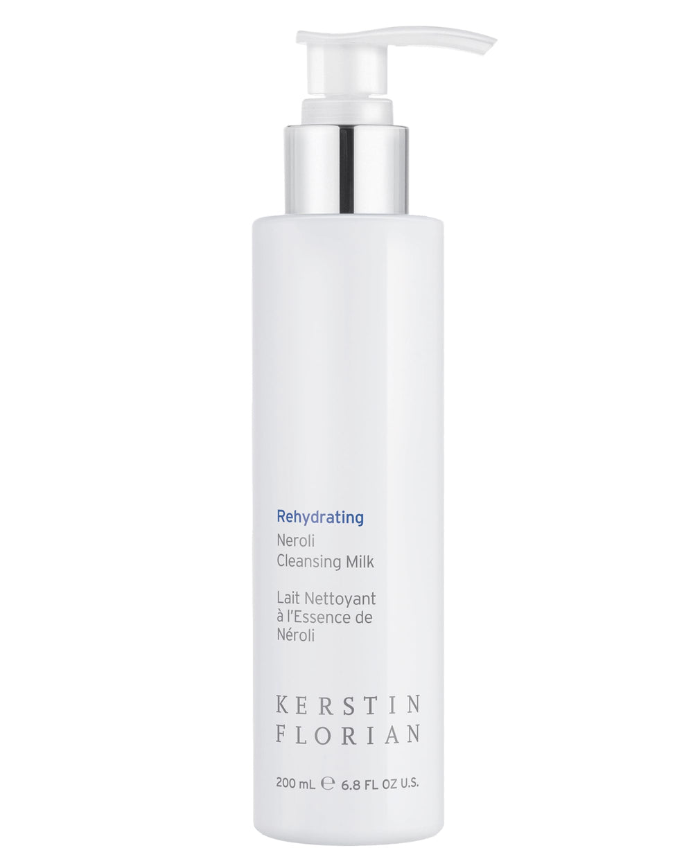 Kerstin Florian Rehydrating Neroli Cleansing Milk bottle for gentle makeup removal and hydration