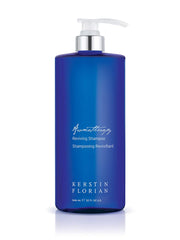Kerstin Florian Reviving Shampoo bottle pouring, delivering hydrating shine