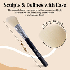 KESHIMA angled bronzer brush blending bronzer for subtle dimension