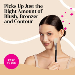 KESHIMA angled contour brush sculpting cheekbones with buildable color