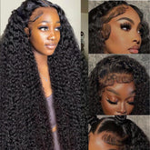 Keshon deep wave lace front wig with 13x5 HD lace for seamless parting