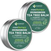 KESMEDIK Tea Tree Oil MaxTherapy Balm 2-pack on display offering versatile skin support.