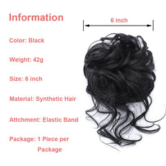 KETHBE adjustable elastic bun wrap fits most bun sizes securely