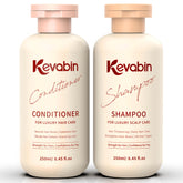 Kevabin rosemary shampoo bottle front for thinning hair support.