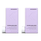 KEVIN.MURPHY Blonde.Angel.Wash bottle shows color-safe purple shampoo for blonde and grey hair.