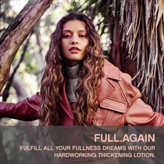 Kevin Murphy FULL.AGAIN pump dispenses a controlled amount for precise application.