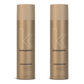 Kevin Murphy Session Strong Hold Finishing Spray bottle for flexible hold and natural shine.