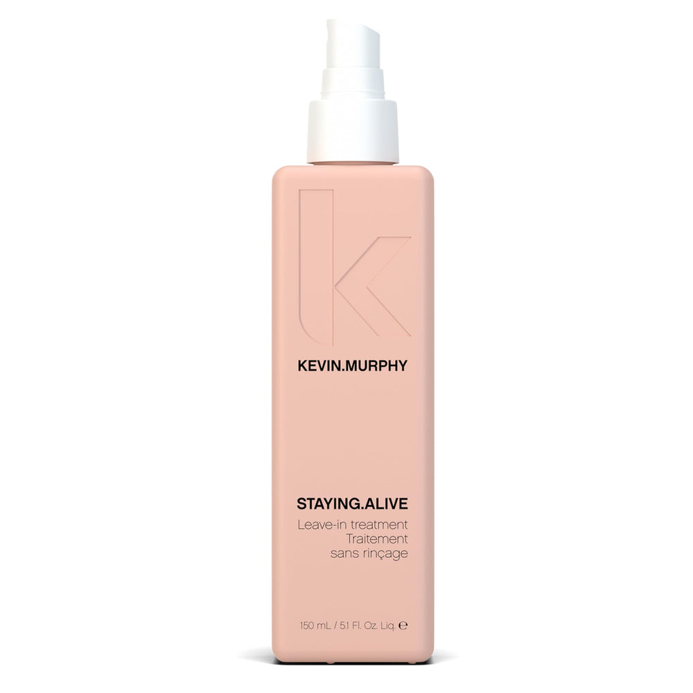 KEVIN.MURPHY Staying.ALIVE bottle shows lightweight hydration for dry or damaged hair