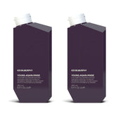 KEVIN.MURPHY Young.Again.RINSE bottle front, highlighting hydrating anti-ageing care for ageing hair.