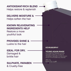 Creamy formula ready to be applied for frizz control and shine.