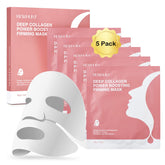 Kewhunt Deep Collagen Mask packaging highlights overnight hydration.