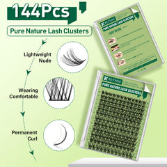 KEYYOU DIY lash extensions application at home enables versatile looks