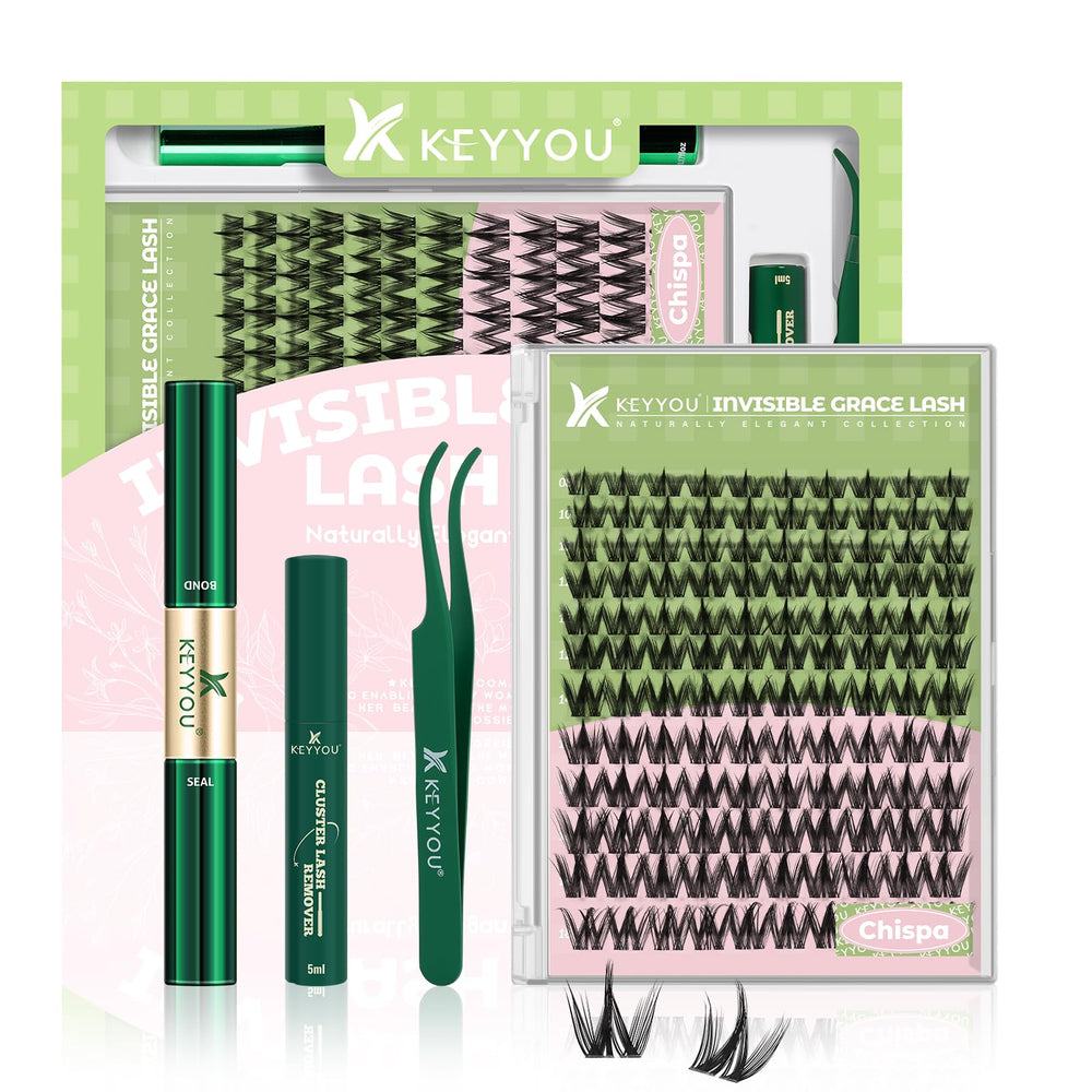 KEYYOU Fairy Chispa Lash Clusters Kit packaging for at-home DIY