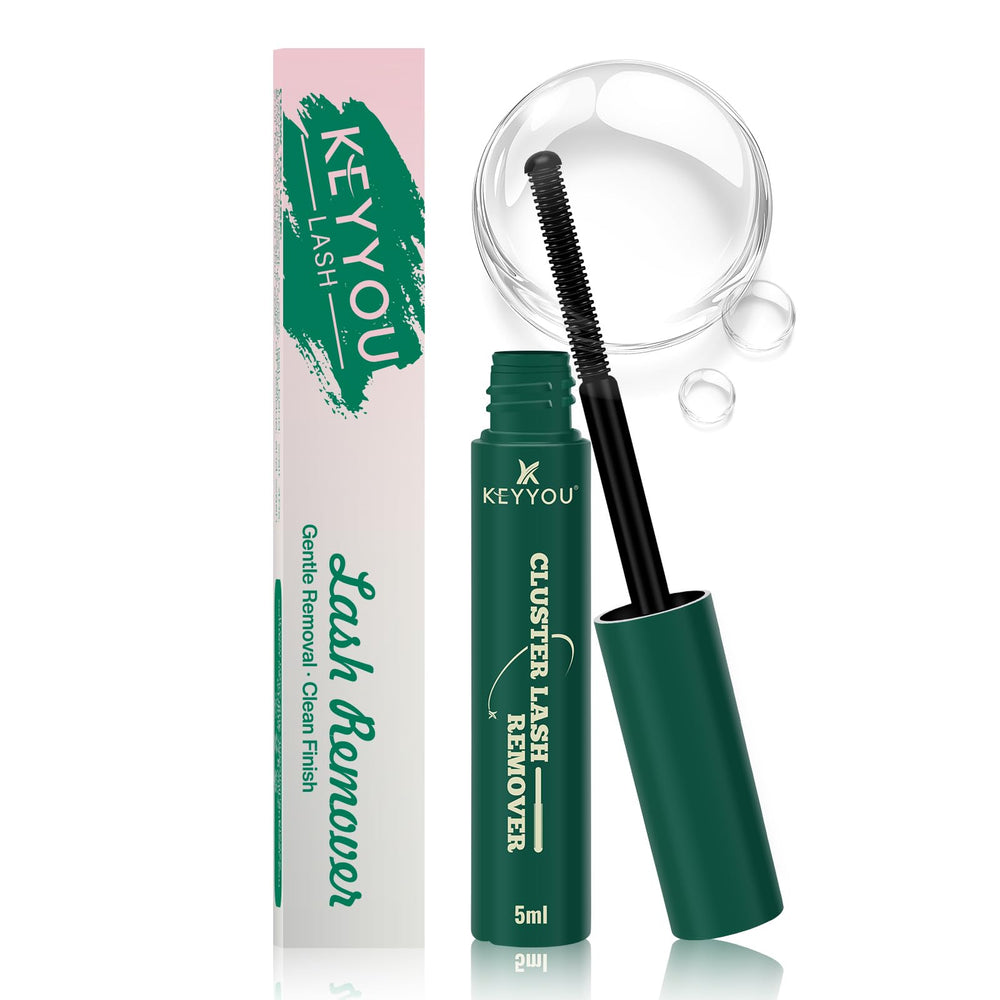 KEYYOU LASH cluster remover bottle 5ml for gentle lash glue removal.
