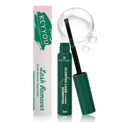 KEYYOU LASH cluster remover bottle 5ml for gentle lash glue removal.