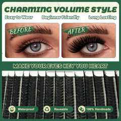 KEYYOU soft matte-finish clusters feel comfortable all day.