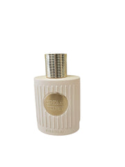 KHADLAJ PERFUMES Cream Velvet cap close-up highlighting elegant packaging.