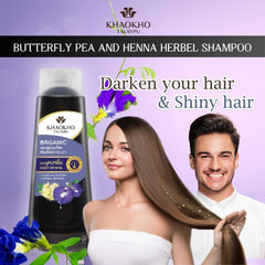 Close-up of butterfly pea highlights antioxidant-rich ingredient for vitality.