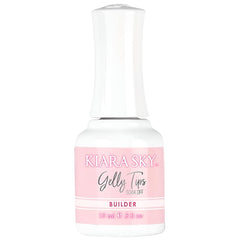 Kiara Sky Builder Gel bottle close-up for long-lasting nails.