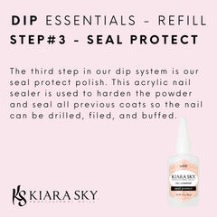 Kiara Sky cone-spout refill for clean, mess-free dipping.