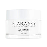 Kiara Sky dip powder essentials natural bottle close-up for a smooth base.