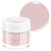 Kiara Sky Fall in Love soft pink powder bottle for romantic, salon-inspired nails.