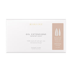 Kiara Sky Natural Cover gel extension tips natural base for even sheer color