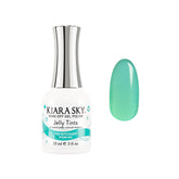 KIARA SKY You Succulent teal jelly tint bottle with vibrant color in a single coat.