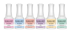 Kiara Sky starter kit in hand, ready for a beginner-friendly nail routine