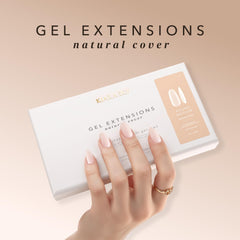 Kiara Sky True Translucent Design enables even cures with clear natural tips.