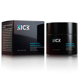 Kick Active hair cream application shows precise control for all-day hold.