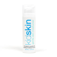 Kidskin Gentle Skin Moisturizer bottle for daily hydration in a family routine