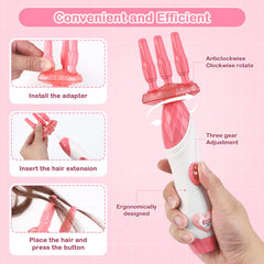 Kidzkube rope braider accessories for versatile styling options.