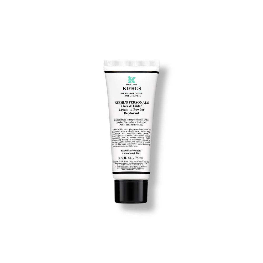 Kiehl's All Over Deodorant Treatment 75ml front view for daily odor control.