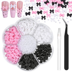 Kikonoke Bow Nail Charms Kit packaging ready for gifting and crafting projects
