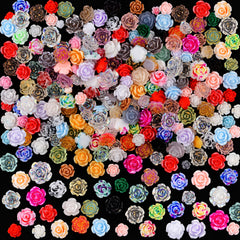 Kikonoke rose nail art charms collection adds dimensional 3D floral detail to manicures.